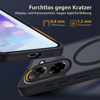Magnetický kryt Tawarror pre Xiaomi Redmi A5 4G (EU), matný priesvitný kryt na telefón pre Redmi A5,