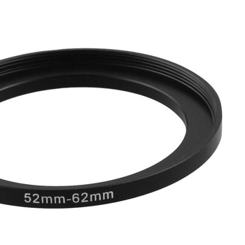 Mapa zdrojov 52mm-62mm 52mm na 62mm čierny adaptér pre zväčšovací krúžok adaptér pre krúžkový filter