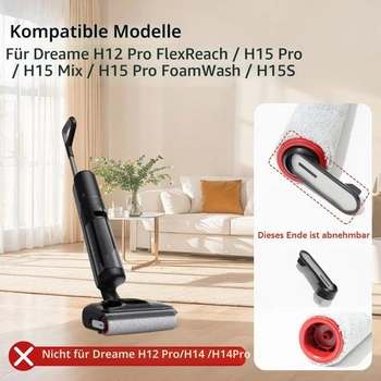Náhradní kartáčové válečky pro mokro-suché vysavače Dreame H15 Pro / H15 Mix / H12 Pro FlexReach /