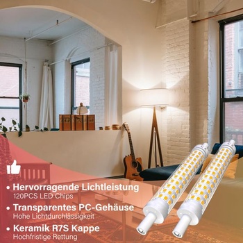 LED žiarovka DoRight R7s 15W, 118mm, prírodná biela 4000K, ekvivalent 150W halogénové žiarovky, LED