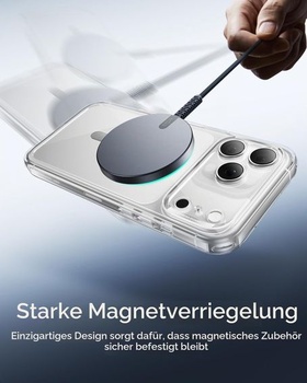 ESR pre 2 nálepky MagSafe Ring, kovové nálepky MagSafe Ring, biele - 2 kusy