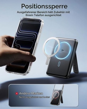 ESR pre 2 nálepky MagSafe Ring, kovové nálepky MagSafe Ring, biele - 2 kusy