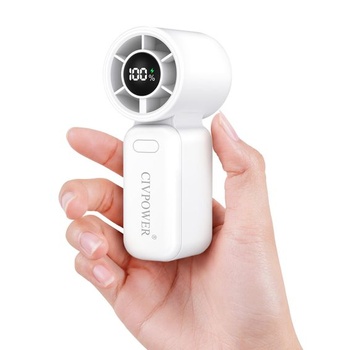 Prenosný mini ručný ventilátor: Osobný cestovný USB ventilátor so 100-stupňovým turbo chladením,