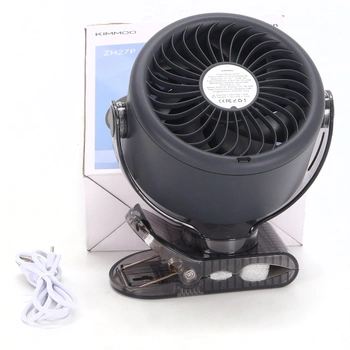 Ventilátor KIMMOO s klipem a LED displejem