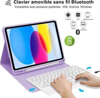 Klávesnice IVEOPPE pouzdro pro iPad 11./10.