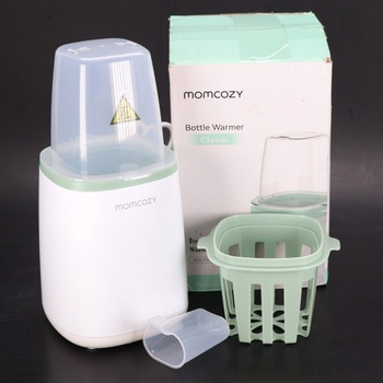 Ohrievač fliaš Momcozy zelený cestovný