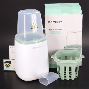 Ohrievač fliaš Momcozy zelený cestovný