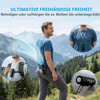 Ručný ventilátor s chladiacou podložkou, mini ventilátor 3 v 1, tichý, dobíjací cez USB, 5