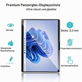 [2 kusy] Ochranné tvrdené sklo pre Microsoft Surface Pro 9/Pro 9 5G 13 palcov, tvrdosť 9H, odolné