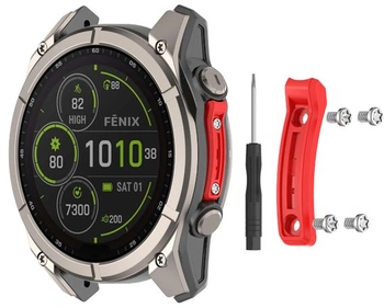 Kovový chránič senzoru GIOPUEY kompatibilní s Garmin Fenix…