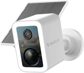 IP kamera VSTARCAM 2K, so solárnym panelom