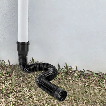 Flexibilné predĺženie zvodovej trubky pre zvodovú trubku 80/100 mm