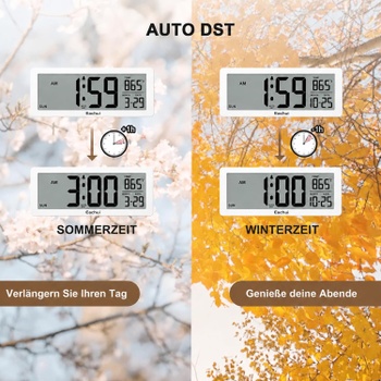 Digitálne hodiny a budíkom Eachui DS806