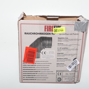 Komínová rúra Firefix R120/B
