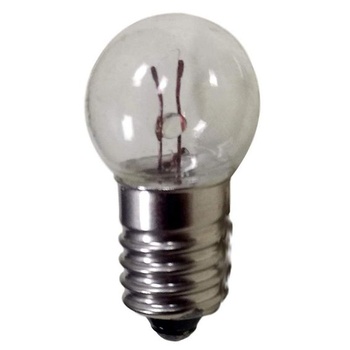 DC 50 kusov E10 2,5V 0,3A teplá biela žiarovka miniatúrne skrutkovacie pätice 2,5V