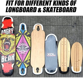 Chrániče Namvo 2 páry na nose a tail skateboard, ochrana hrán pre longboardy, odolné proti nárazu.
