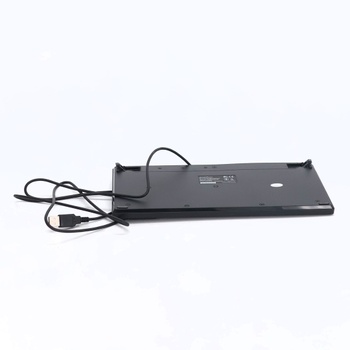 Perixx PERIBOARD-326 Kabelová mini USB podsvícená klávesnice s plochými klávesami, US QWERTY