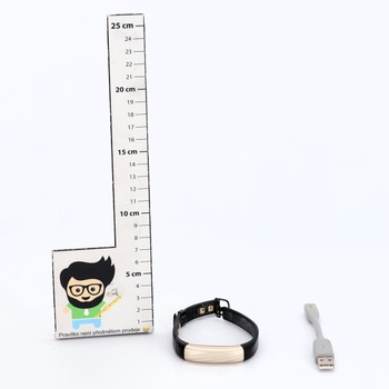 Fitness náramek Jawbone UP3 zlatý/černý