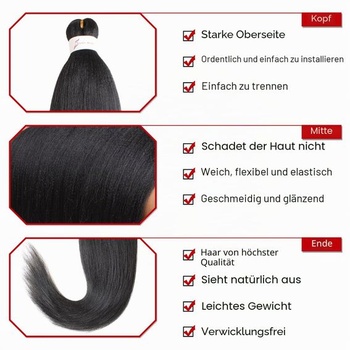 Xtrend 16 palcové EZ Braid 8 balení předpjatých zaplétacích vlasů s yaki texturou, zaplétací vlasy