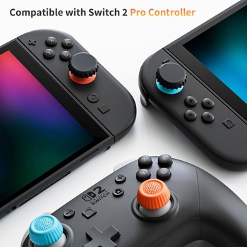 Pouzdro ZOZOVR Switch 2 pro Nintendo Switch 2 (2025), se 4 krytkami joysticků, tmavě bílé