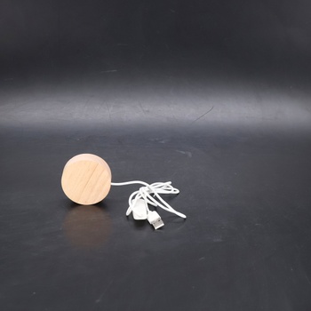 Krištáľová guľa Charfia s LED, 60 mm