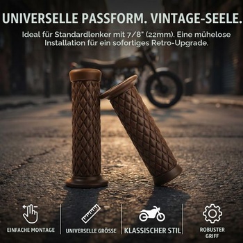 Vintage motokrosová rukoväť, 22mm univerzálne rukoväte na riadidlá motocykla, rukoväte na motocykle,