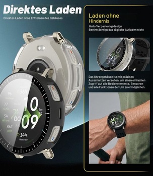 NEWZEROL Sada 2 ochranných puzdier kompatibilných s Amazfit Active 3 Premium