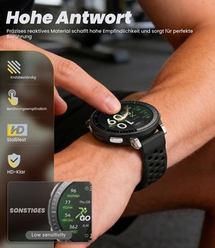 NEWZEROL Sada 2 ochranných puzdier kompatibilných s Amazfit Active 3 Premium