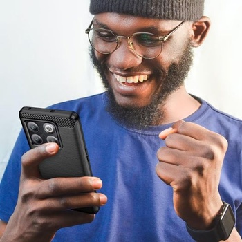 Ochranný kryt pre OnePlus 10T 5G, pre OnePlus Ace Pro, CPH2415 Ultratenký kryt s imitáciou uhlíkových