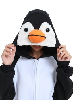 Dámský halloweenský kostým Onesie, velikost 23, černý, velikost L