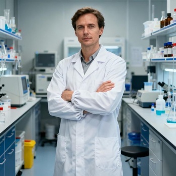 Laboratórny plášť, lekársky plášť, unisex, biely, protichemický ochranný odev, plášť s dlhým