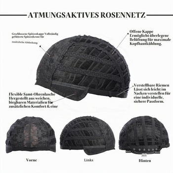 Čierne krátke vrstvené rovné syntetické parochne pre ženy s ofinou, čierne (6321-1)