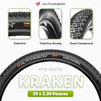 Plášť na bicykel Hutchinson 29 x 2,30, čierny