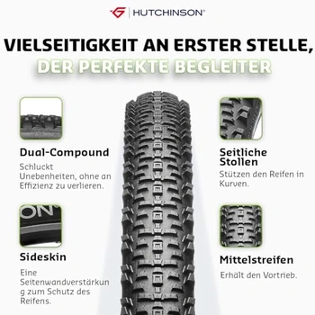 Plášť na bicykel Hutchinson 29 x 2,30, čierny