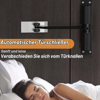 Automatický zatvárač dverí TREABEAR, zatvárač dverí pre interiérové ​​dvere, automatický zatvárač