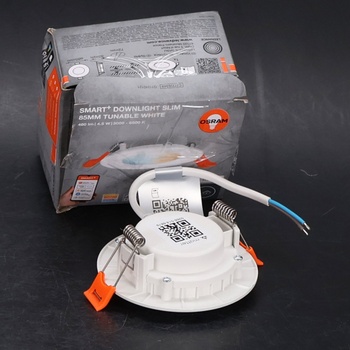 OSRAM SMART+ Matter Recess Slim LED downlight bílé 85 mm, 4,5 W, 240 lm, TW 3000-6500 K, Matter