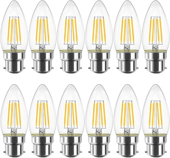 LED žiarovky LVWIT 4W C35 B22