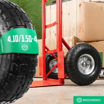 MOOVMOOV - Nafukovací pneumatika 4.10/3.50-4 - Úchyty se vzduchovou hadicí - Kompatibilní s