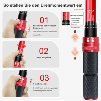 Súprava momentových kľúčov ATsafepro 3/8