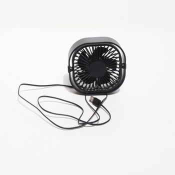 Simpeak USB ventilátor, mini USB stolní ventilátor, malý tichý ventilátor, černý