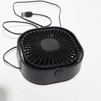 Simpeak USB ventilátor, mini USB stolný ventilátor, malý tichý ventilátor, čierny