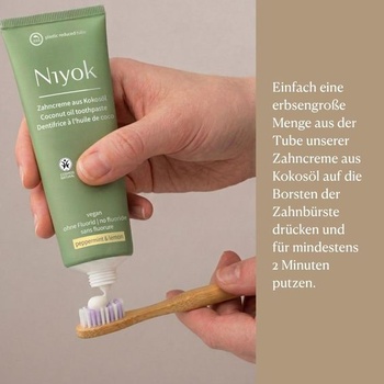 Niyok bambusová zubná kefka pre dospelých, mäkká fialová, 1 kus (1 balenie)
