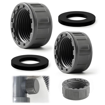 2 kusy závitových uzáverov G3/4 PVC, zaslepky 3/4 palca s…