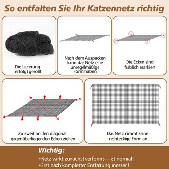 Sieť na balkón Aystkniet 5 x 2 m