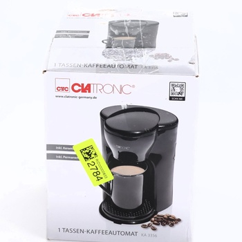 Čierny kávovar Clatronic KA 3356 1