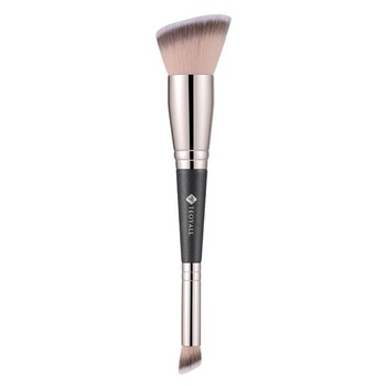 Obojstranný make-up TEOYALL, štetec na korektor pod oči, plochý, skosený kontúrovací, syntetické