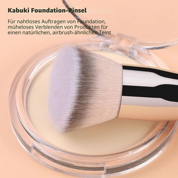 Obojstranný make-up TEOYALL, štetec na korektor pod oči, plochý, skosený kontúrovací, syntetické