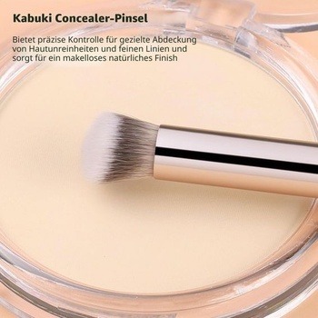 Obojstranný make-up TEOYALL, štetec na korektor pod oči, plochý, skosený kontúrovací, syntetické