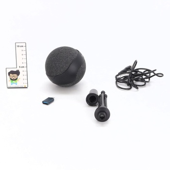 Zealsound USB mikrofon pro iPhone, PC, Mac, PS4/PS5 – potlačení hluku, ztlumení dotykem, ozvěna,