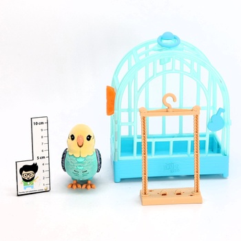 Little Live Pets Môj skutočný vták a klietka – nezávislý, interaktívny, realistický vták, viac ako 20
